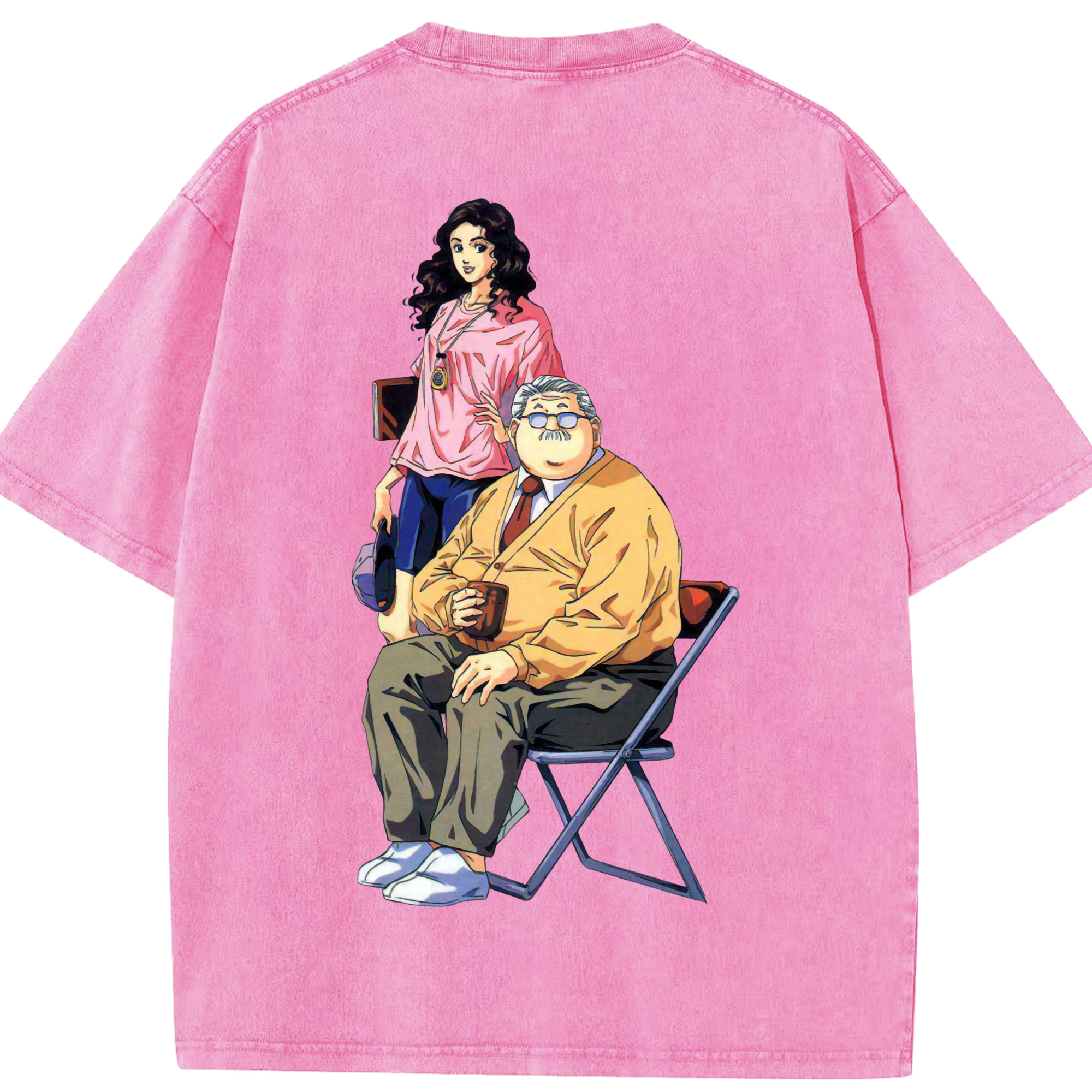 SLAM DUNK／スラムダンク 綿100% ヴィンテージ風 半袖Tシャツ（背面プリント）